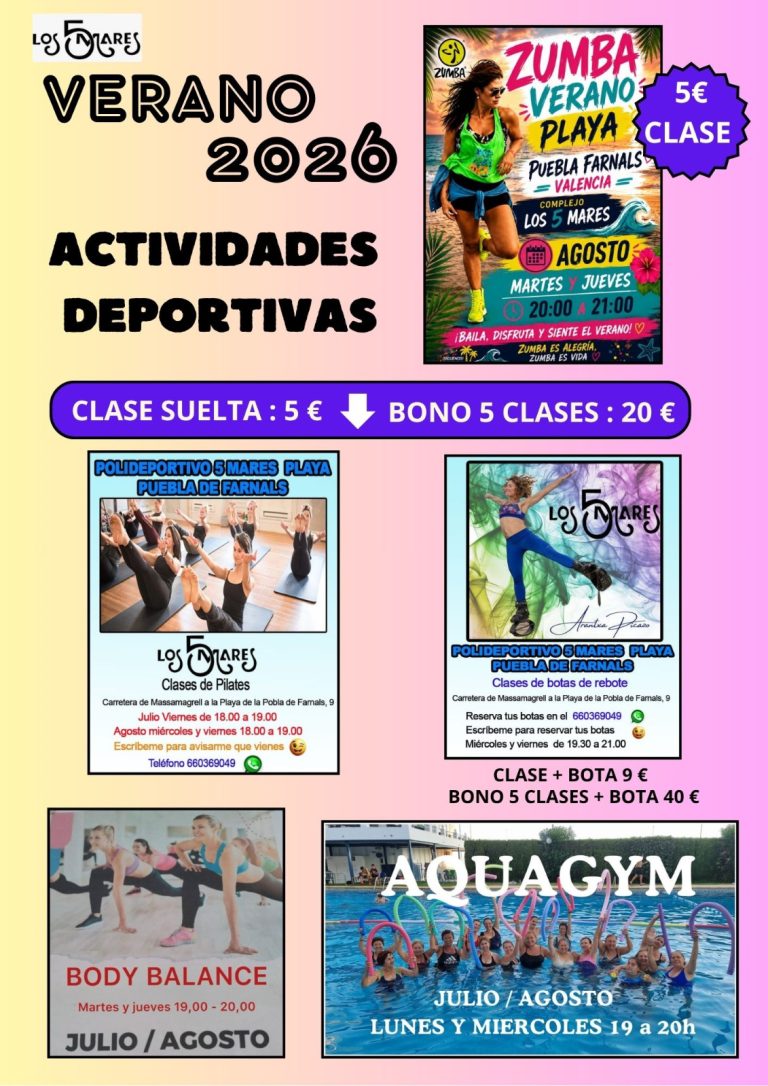 ACTIVIDADES 5 MARES